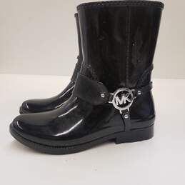 Michael Kors Black PVC Boot Sz 7 alternative image