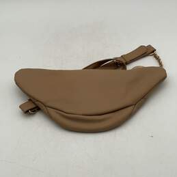 Bebe Womens Tan Gold Inner Zipper Pocket Adjustable Strap Belt Bag alternative image