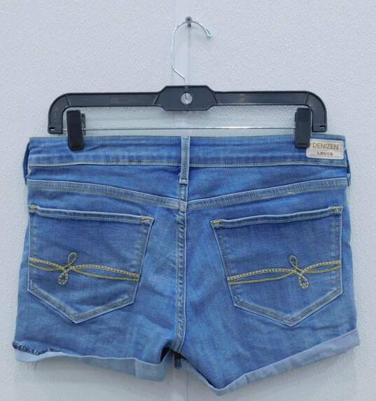 Buy the Women's Denizen Levi's Low-Rise Shortie Denim Shorts | GoodwillFinds