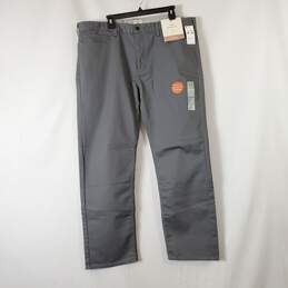 Dockers Men Gray Straight Wide Jeans Sz W40 L30 NWT
