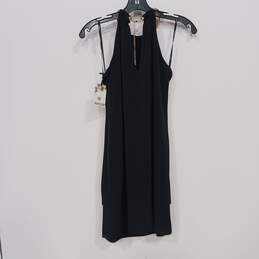 Kensie Dresses Mini Black Dress w/ Gold Accents Size 2 - NWT alternative image