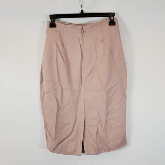 Reiss Pale Pink Pencil Skirt Sz 4 image number 2