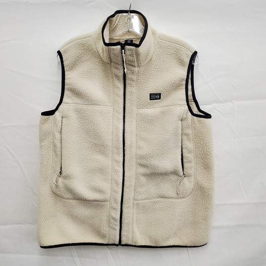 Mountain Hardwear WM's Hi Camp Fleece Beige & Black Trim Vest Size XL image number 1