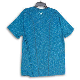 Mens Blue Heather Crew Neck Short Sleeve Pullover Activewear T-Shirt Sz 2XL alternative image