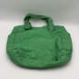 Womens Green Double Handle Inner Zipper Pocket Shoulder Bag image number 1