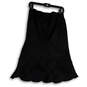 Womens Black Pleated Straight Leg Elastic Waist Pull-On Flared Skirt Sz 10 image number 1