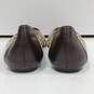 Coach Women's Brown Canvas Flats Size 8.5 image number 4