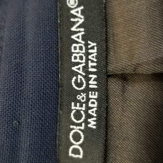 Dolce & Gabbana Men Navy Blue Wool Suit Jacket 54 image number 3