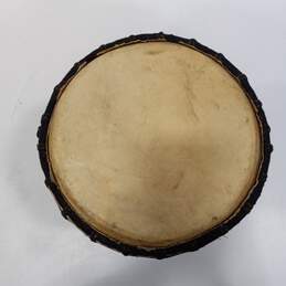 African 8" Wooden Djembe Bongo Drum Made in Ghana alternative image