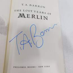 The Lost Years Of Merlin By T.A. Barron Signed By Author