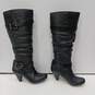 Jessica Simpson JS-Capry Women's Black Leather Boots Size 8 w/Box image number 2