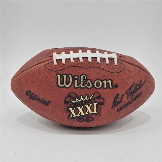 Super Bowl XXXI Official Wilson Game Ball Packers vs Patriots image number 1