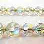 Vintage Icy Aurora Borealis Beaded Clip-On Earrings & 800 Silver Clasped Necklace 62.3g image number 7