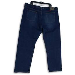 NWT Wrangler Mens Blue Medium Wash Relaxed Fit Straight Leg Jeans Size 44x30 alternative image