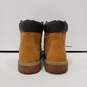 Men's Brown Leather Boots Size 6.5 image number 3