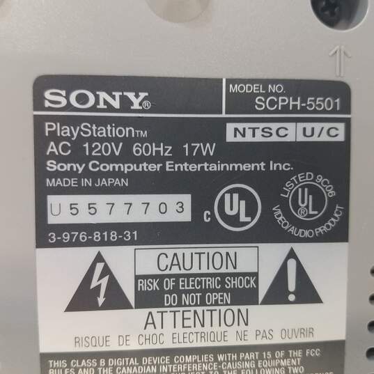 Sony Playstation SCPH-5501 console - gray image number 8