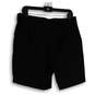 NWT Womens Black Flat Front Stretch Pockets Comfort Bermuda Shorts Size 12 image number 1