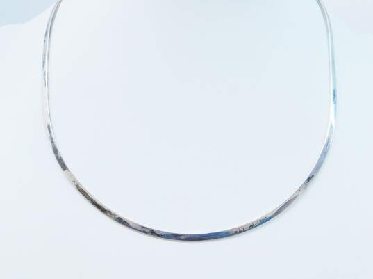 Artisan 925 Torque Collar Necklace 12.6g image number 1
