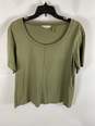 Tommy Bahama Welcome Green Scoop Neck Blouse XL image number 1