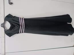JODY Women's Black w/ Pink Stripes Formal Short-Sleeve Dress Size 3/4