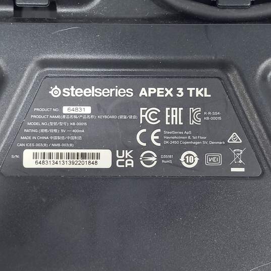 SteelSeries Apex 3 TKL Water-Resistant Mechanical RGB Gaming Keyboard image number 6