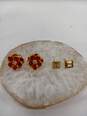 Assorted Faux Pearls, Red & Gold Tones Fashion Jewelry Lot of 6 image number 6
