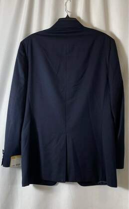 NWT Michael Kors Mens Navy Blue Notch Lapel Two-Button Sport Coat Size 42 alternative image