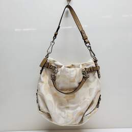 COACH BROOKE Signature OPTIC Gold Tan Large Satchel Shoulder Handbag alternative image
