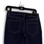 Womens Blue Denim Dark Wash 5-Pocket Design Straight Leg Jeans Size 6 image number 4
