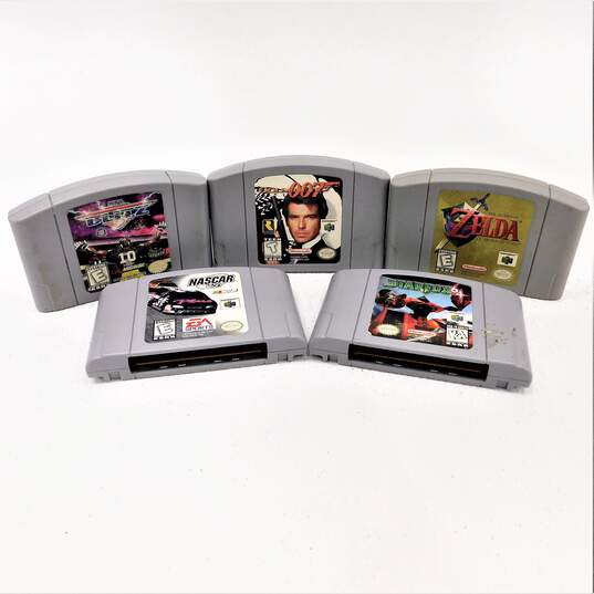 Nintendo 64 N64 Video Game Lot of 5 Loose image number 1
