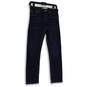 Womens Blue 511 Denim Dark Wash Slim Fit Skinny Leg Jeans Size 14 image number 1
