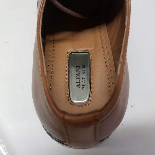 Alfani Brown Dress Shoes Size 8 image number 8