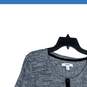 NWT Sonoma Womens Gray Henley Neck Long Sleeve Pullover Sleepshirt Size Medium image number 2