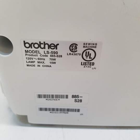Brother LS-590 Lightweight Free Arm Sewing Machine image number 8