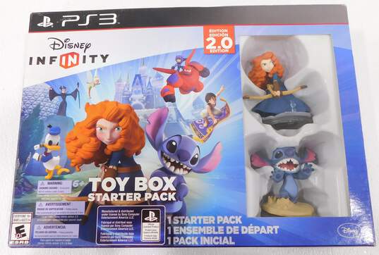Sealed Disney Infinity 2.0 Toy Box Starter Pack PS3 Kids Game Bundle image number 1