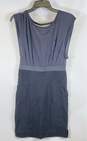 Free People Womens Black Cotton Short Sleeve Round Neck Mini Dress Size S image number 1