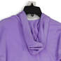 NWT Womens Lavender Long Sleeve Kangaroo Pocket Full-Zip Hoodie Size S image number 4