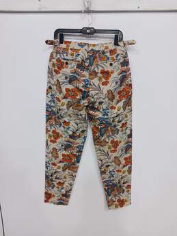 Banana Republic Women's Floral Relaxed Tapered Fit Pants Size 28S with Tags alternative image