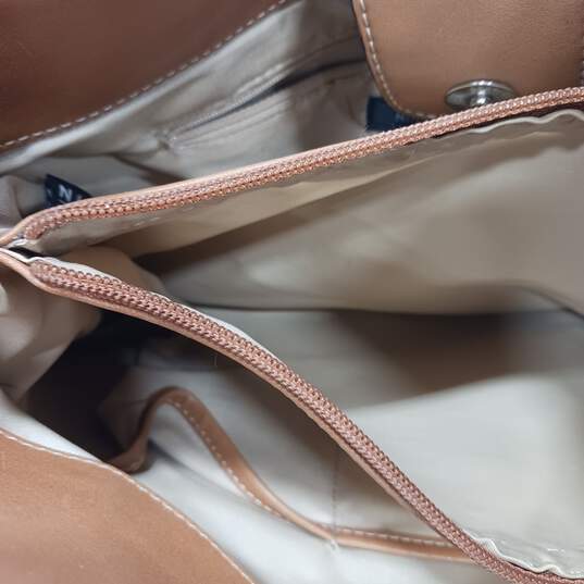 Nine West Brown Leather Shoulder Bag image number 5
