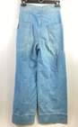 Free People Women Blue High Rise Wide Leg Jeans Sz 25 image number 2