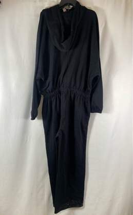 NWT Savage X Fenty Womens Black Xssential Cinched Hooded One-Piece Jumpsuit Sz L alternative image