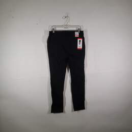 NWT Womens Flat Front Straight Leg Ponte Chino Pants Size Medium alternative image