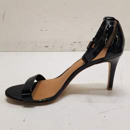 J. Crew C1163 Black Faux Leather Sandals Women's Size 9 alternative image
