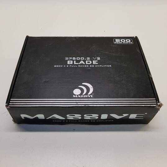 Massive Blade BP500.2 V2 Full Range SQ Amplifier image number 2
