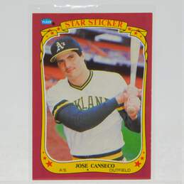 1986 Jose Canseco Rookie Star Stickers Oakland A's