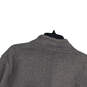 NWT Mens Gray Long Sleeve Mock Neck Quarter Zip Pullover Sweater Size XL image number 4
