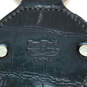 Designer Brighton Silver-Tone One World Black Leather Heart Keychain image number 4
