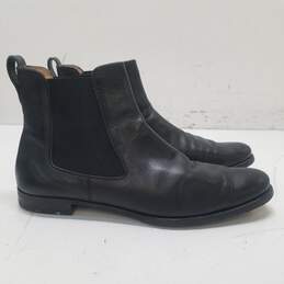 Neiman Marcus Leather Chelsea Boots Black 10