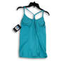 NWT Womens Blue Round Neck Spaghetti Strap Pullover Camisole Top Size M image number 4