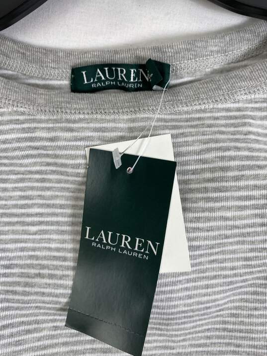 Ralph Lauren Women Gray Long Sleeve L NWT image number 3